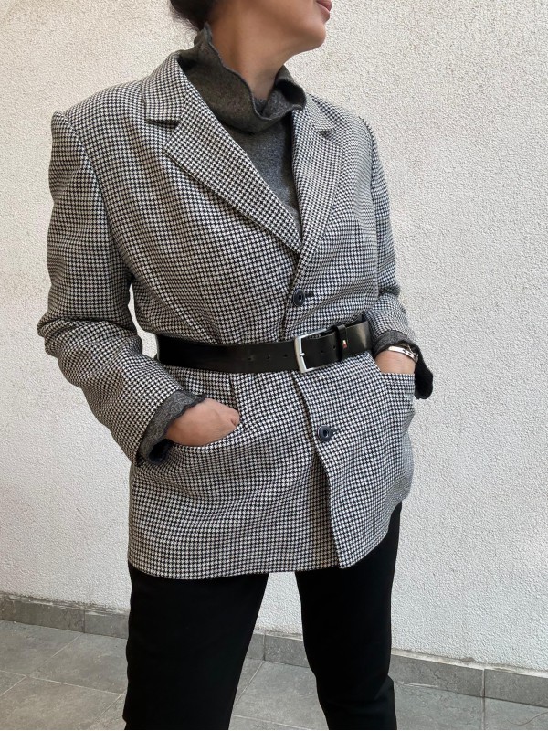 Vintage Kazayağı Ceket 