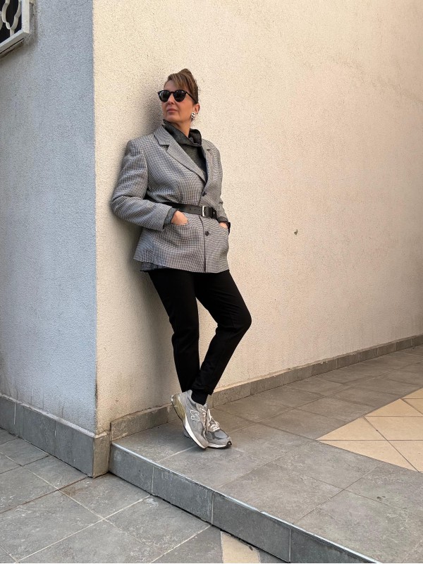 Vintage Kazayağı Ceket 