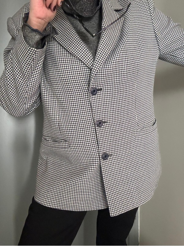 Vintage Kazayağı Ceket 