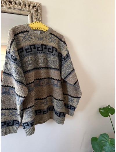 Vakko Vintage  Jakarlı Kazak 