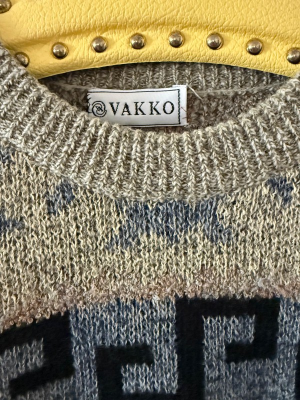 Vakko Vintage  Jakarlı Kazak 