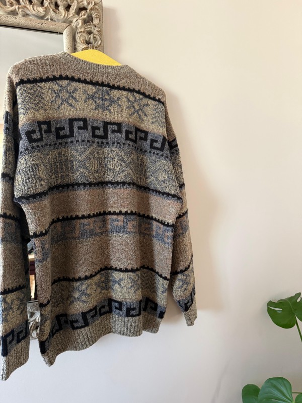 Vakko Vintage  Jakarlı Kazak 