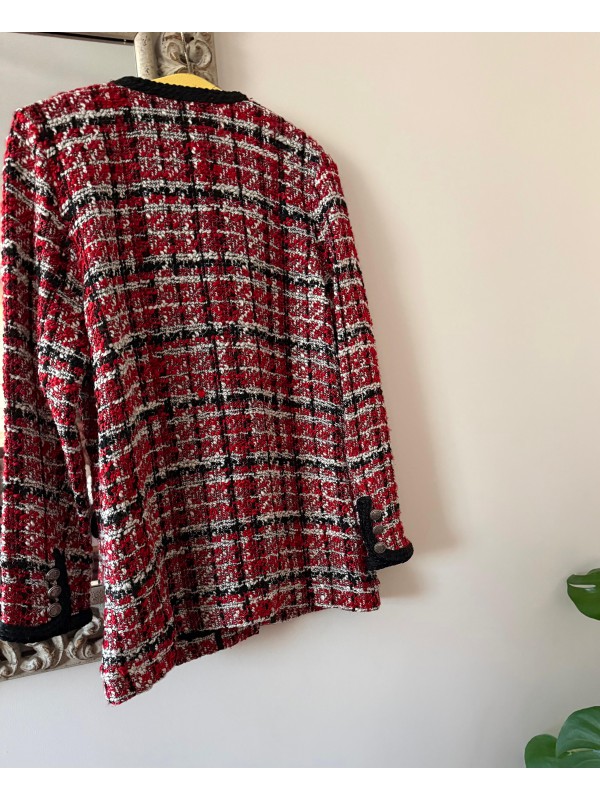 Vintage Tüvit Dokulu Hırka / Ceket 