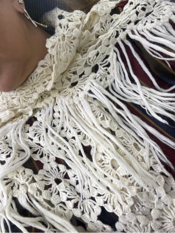 Vintage Handmade Şal