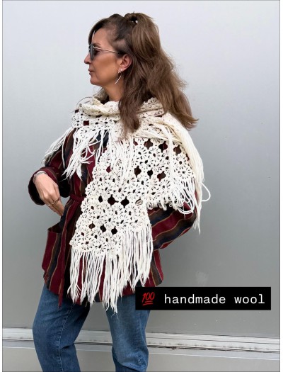 Vintage Handmade Şal