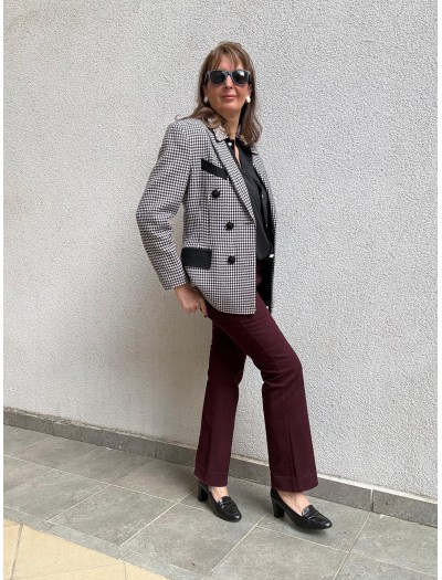 Vintage Kazayağı Yün Ceket