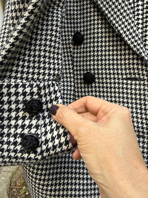 Vintage Kazayağı Yün Ceket