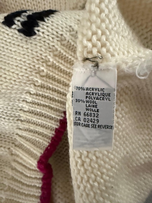 Vintage Oui Kayak Temalı Kazak