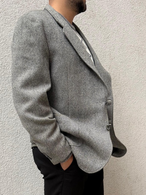 Vintage 80s Made in Germany Balıksırtı Ceket-/Kaban