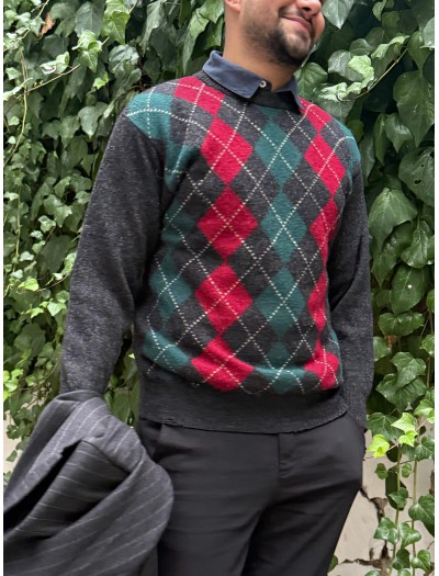 Vintage Ahlens Shetland Wool Kazak