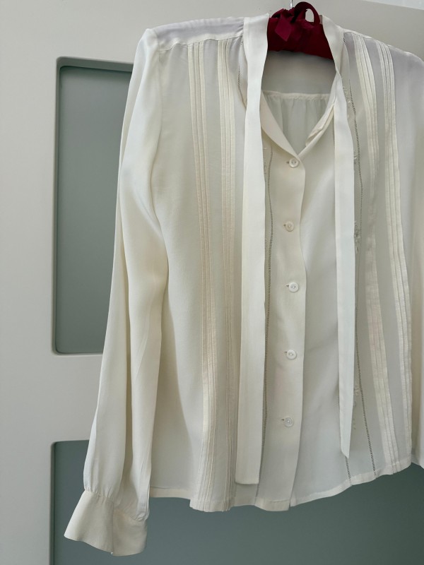 Vintage Marianne Von Osten İpek Gömlek