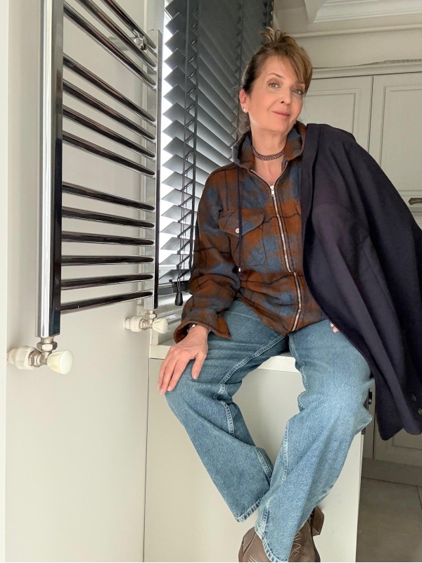 Vintage Made in USA Kapüşonlu Oduncu Gömlek 