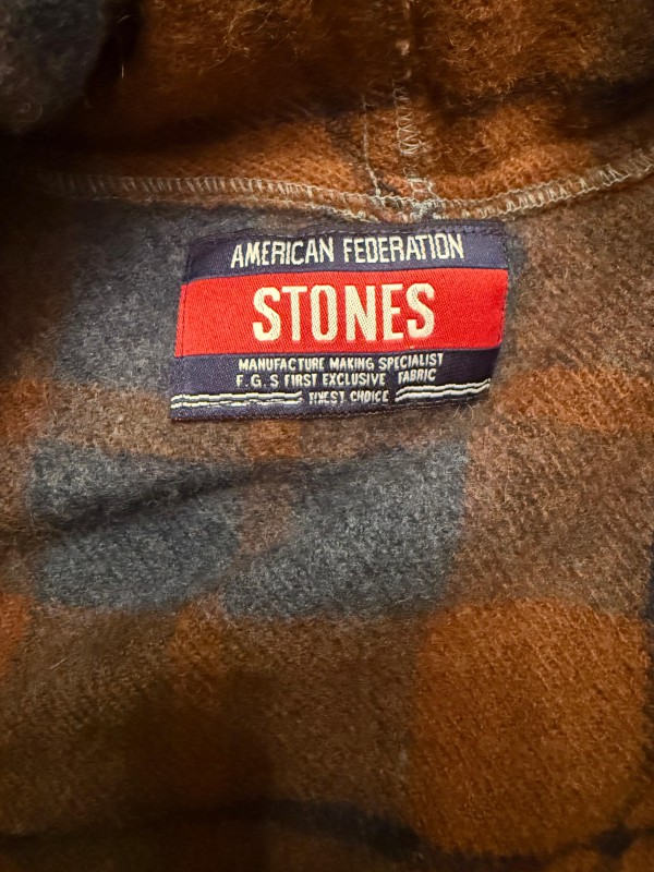 Vintage Made in USA Kapüşonlu Oduncu Gömlek 