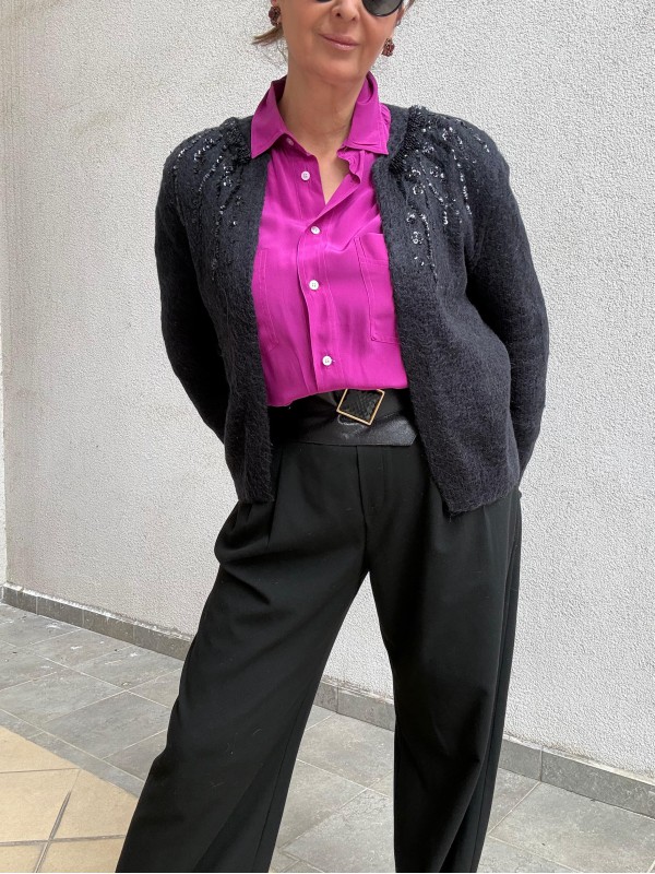 Vintage Mohair Hırka