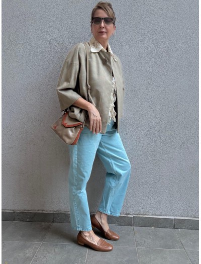 Vintage Made in Germany Ekose Ceket