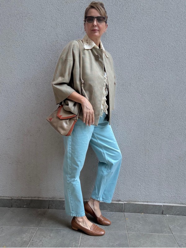 Vintage Made in Germany Ekose Ceket