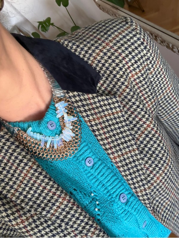 Vintage İtalyan Kadife Yakalı Ceket