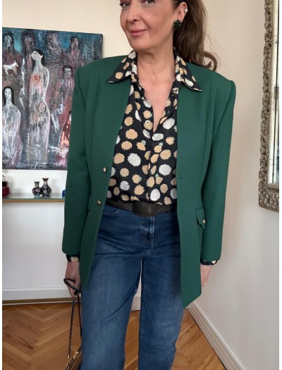 Vintage Yeşil Blazer 