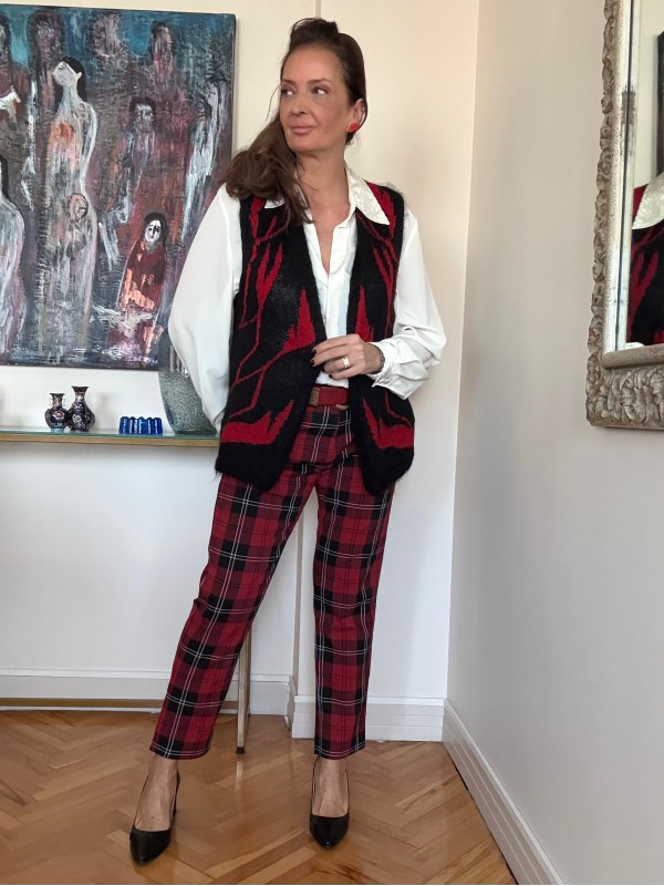 Vintage Made in Italy Mohair Yelek 