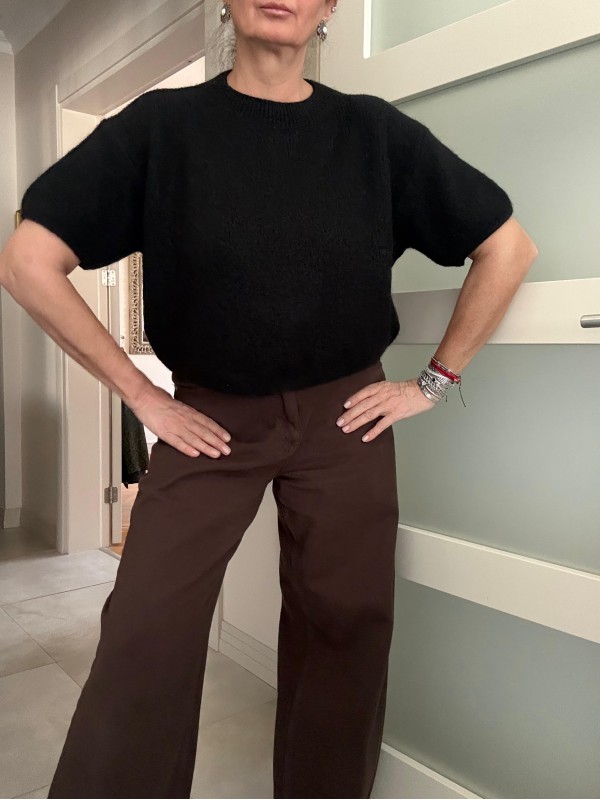 Vintage Siyah Triko TwinSet 