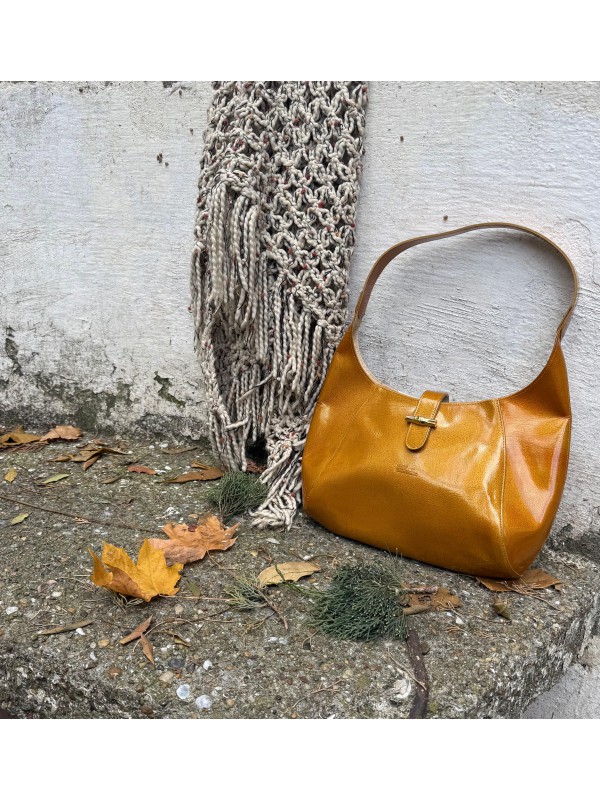 Longchamp - Roseau Verni Çanta