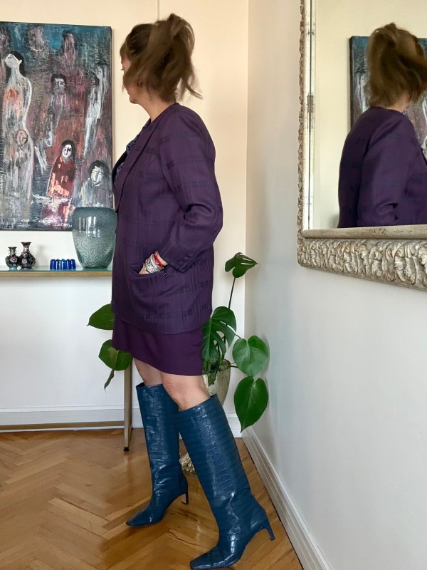 Vintage Mor Yün Takım 