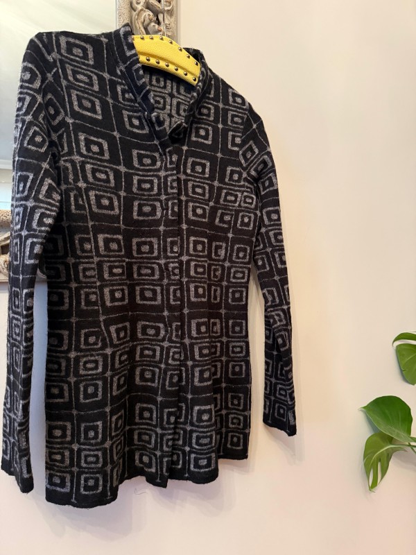 Blue Joint Collection-Italy Geometrik Desenli Hırka 