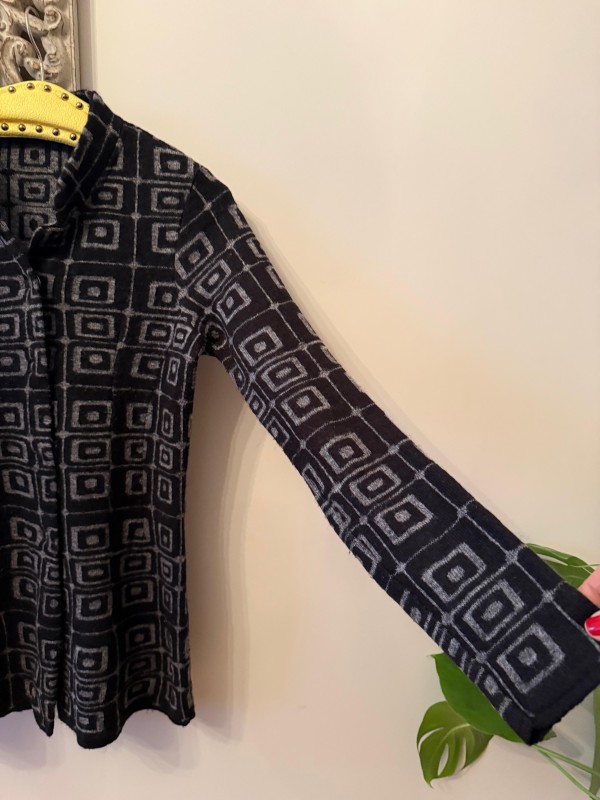 Blue Joint Collection-Italy Geometrik Desenli Hırka 