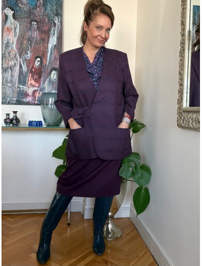 Vintage Mor Yün Takım 