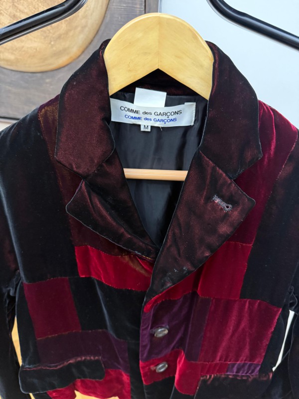 Comme des Garçons / Patchwork Kadife Ceket