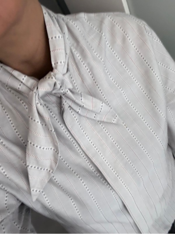 Vintage Vakko Çizgili Gömlek 