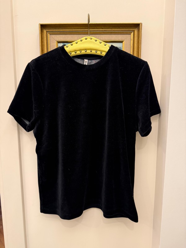 Vintage Siyah Kadife TwinSet 