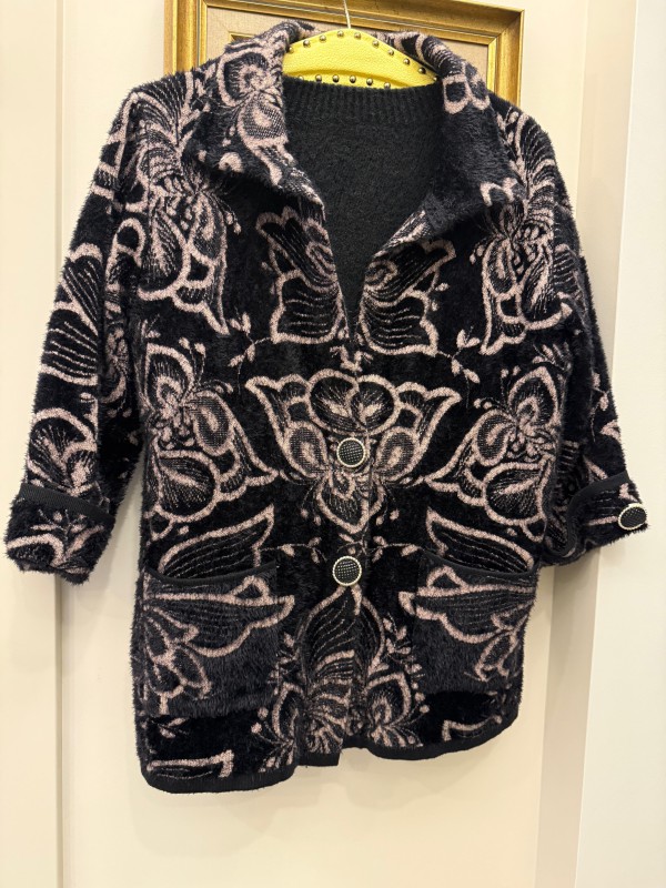 Vintage Siyah Triko TwinSet 