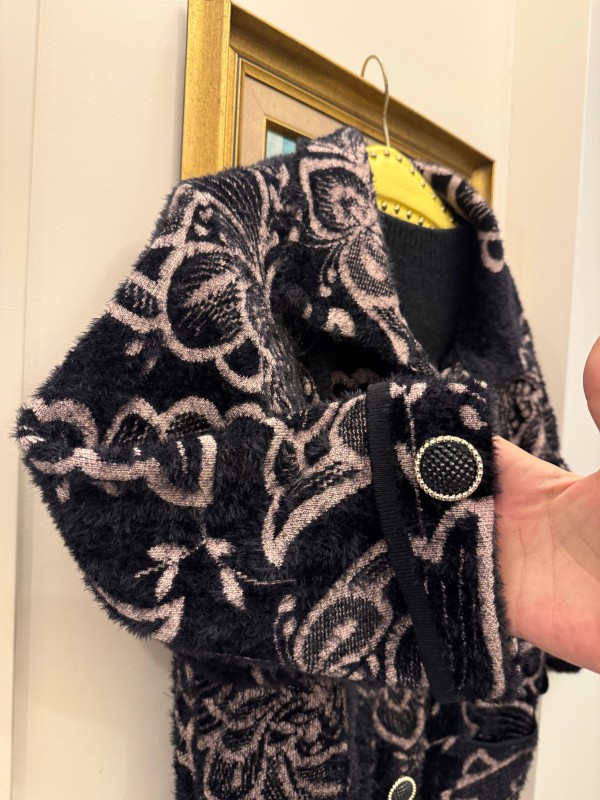 Vintage Siyah Triko TwinSet 