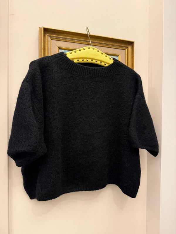 Vintage Siyah Triko TwinSet 