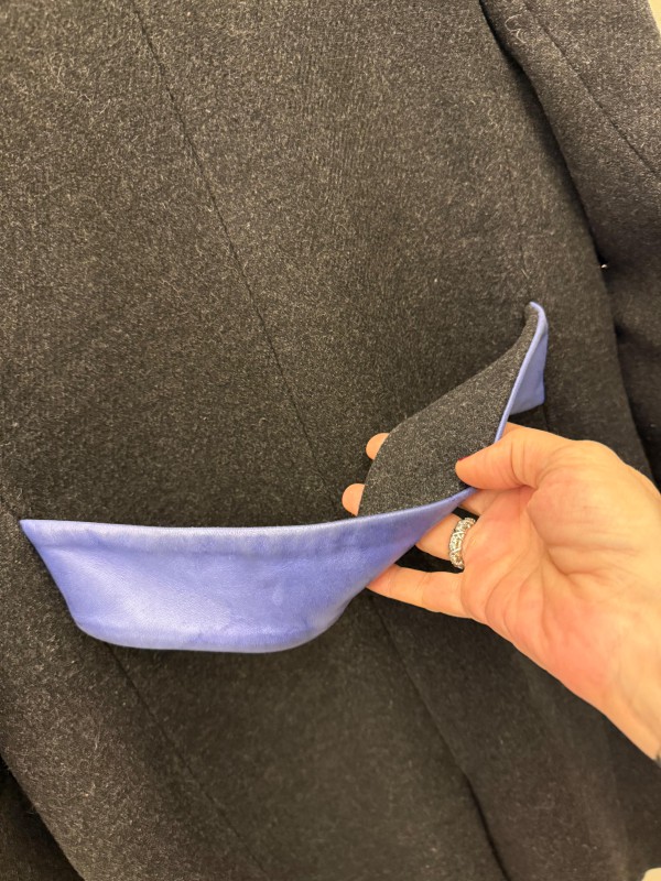 Maje Yün&Kaşmir Gri Kaban 