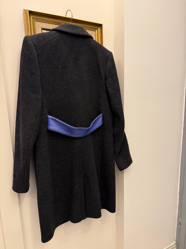 Maje Yün&Kaşmir Gri Kaban 