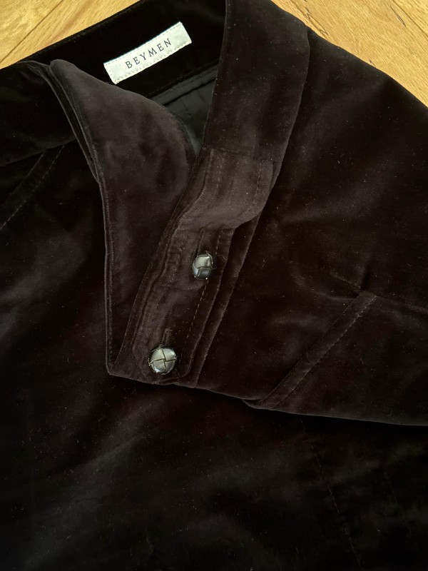 Vintage Beymen Kadife Kalem Etek