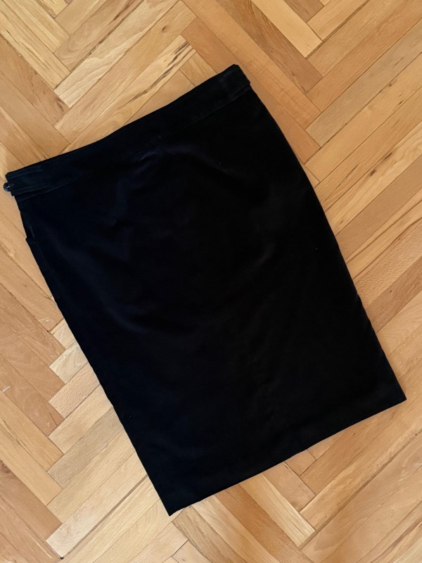 Vintage Beymen Kadife Kalem Etek