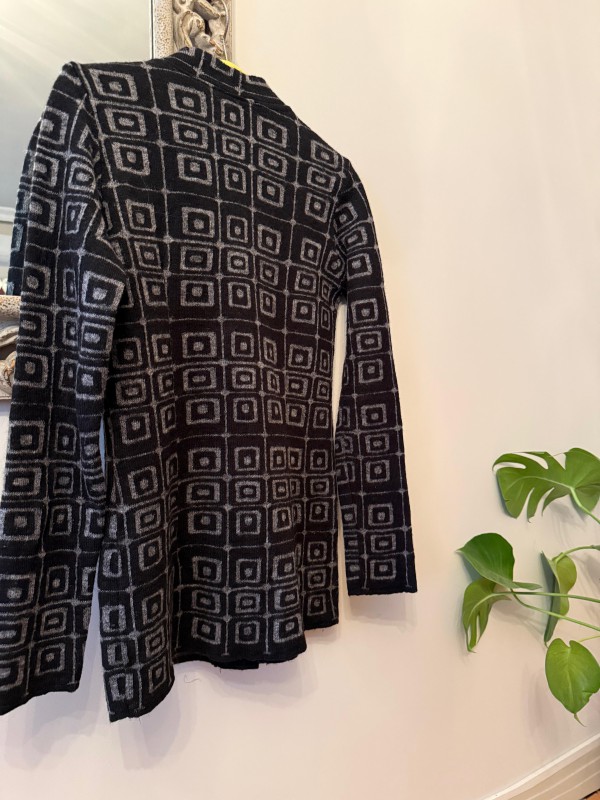 Blue Joint Collection-Italy Geometrik Desenli Hırka 