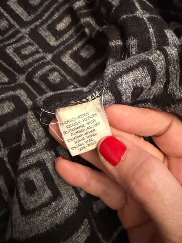 Blue Joint Collection-Italy Geometrik Desenli Hırka 