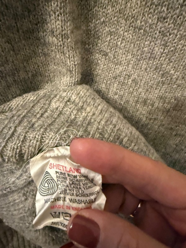 Vintage Gri Shetland Kazak 