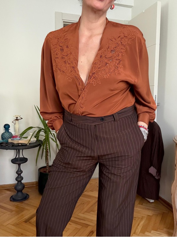 Vintage 80 Delikişi Gömlek