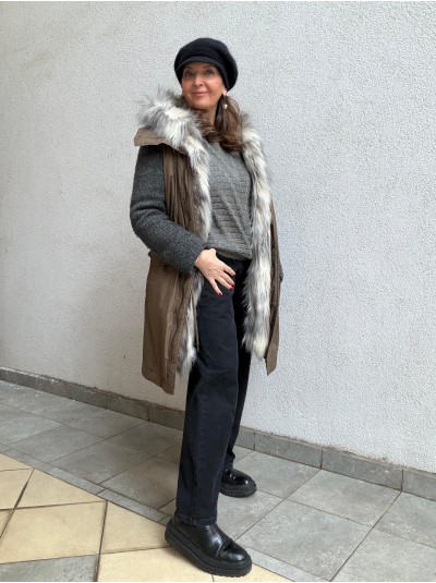 Vera Wang Puffer Parka / Mont 