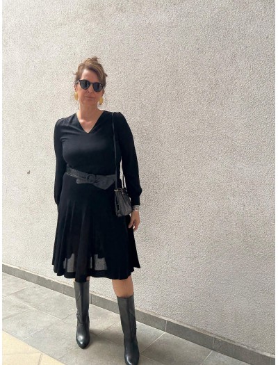 Vintage Siyah Gold Biyeli Made in France Elbise Vintage Siyah Gold Biyeli Made in France Elbise