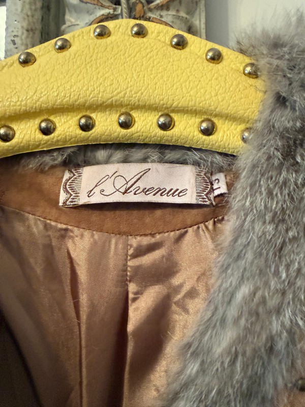 Vintage L’Avenue süet yelek