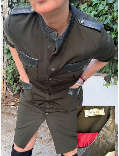 Vakko Vintage Haki Elbise Vakko Vintage Haki Elbise