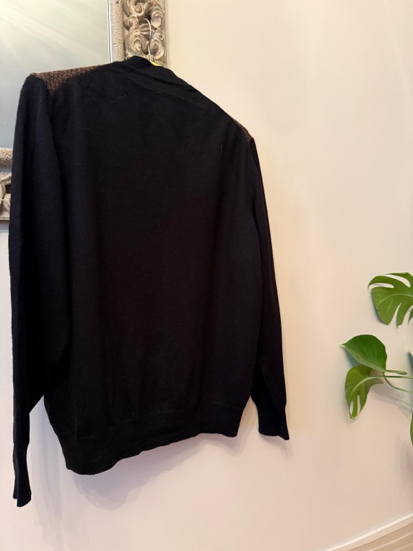 Vintage Nehir Triko  Yün Hırka 