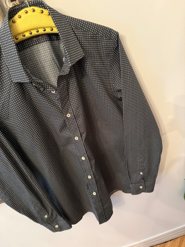 Vakko Haki Puantiye Gömlek