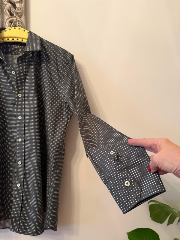 Vakko Haki Puantiye Gömlek